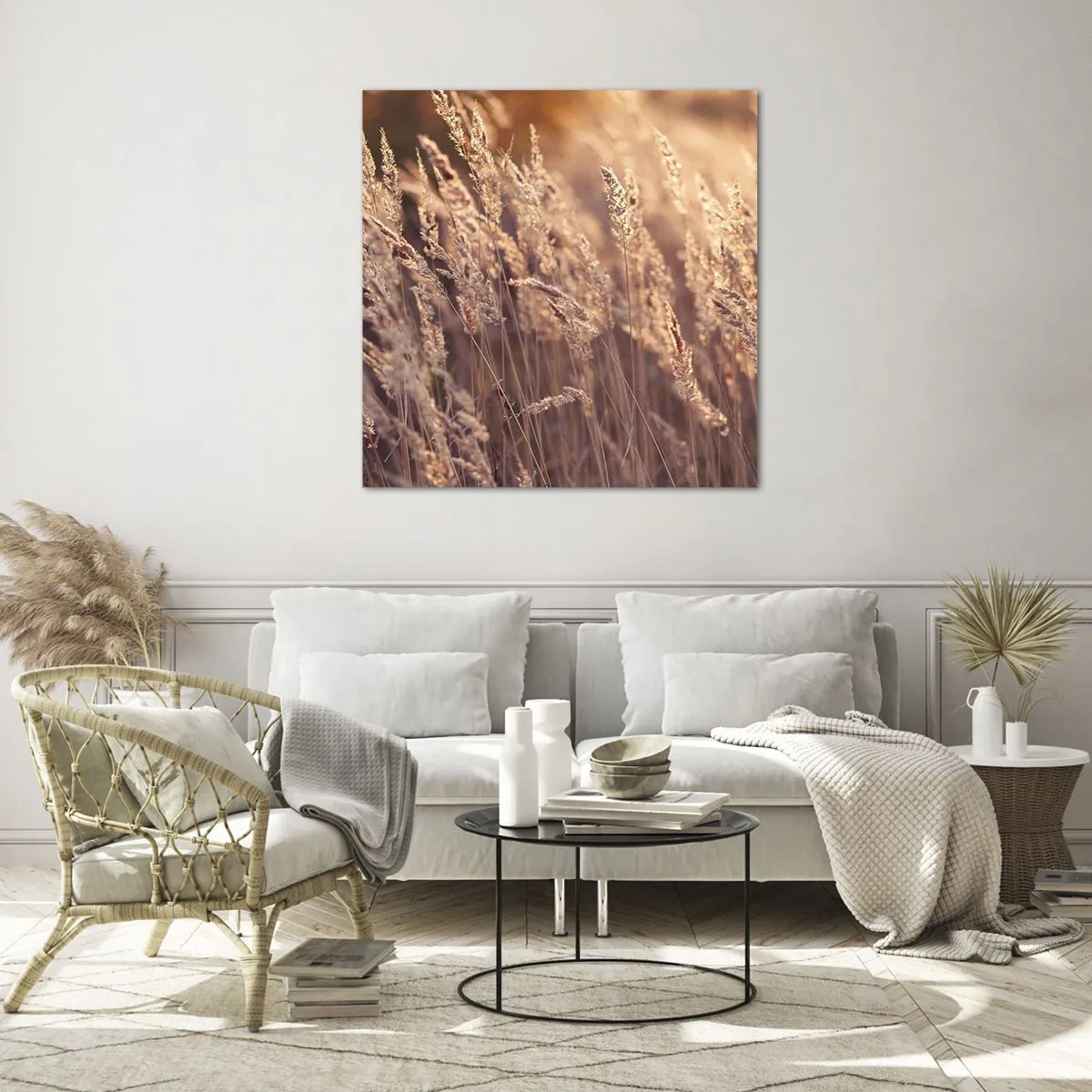 Glasbild - Bild auf glas - Bereit, den Herbst willkommen zu heißen - 50x50 cm