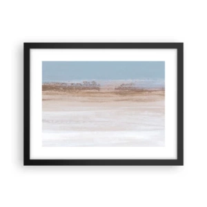 Poster in einem schwarzem Rahmen - Mehrdeutige Landschaft - 40x30 cm