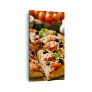 Bild auf Leinwand - Leinwandbild - Du bist schon wieder davongekommen - 55x100 cm