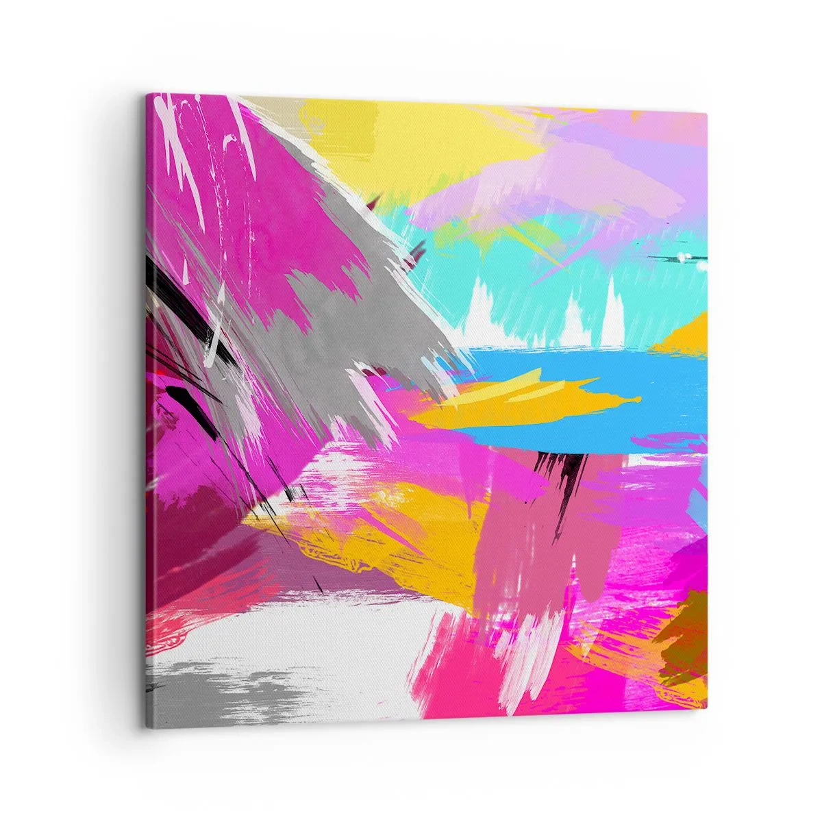 Bild auf Leinwand - Leinwandbild - Und nochmal und nochmal und nochmal wieder - 60x60 cm