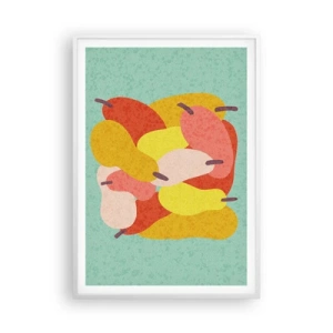 Poster in einem weißen Rahmen - Probieren Sie die Sommersonne - 70x100 cm