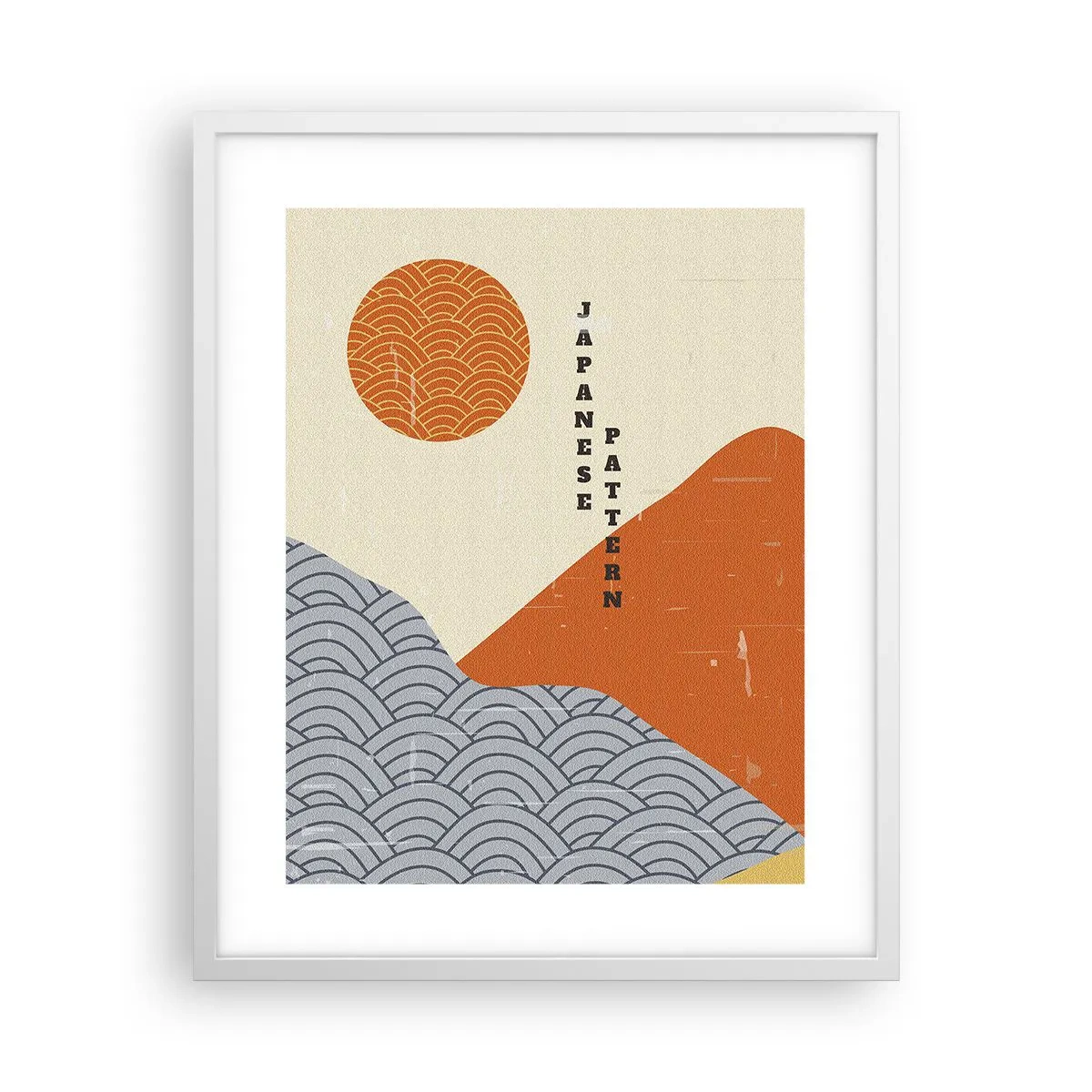 Poster in einem weißen Rahmen - Im japanischen Geist - 40x50 cm