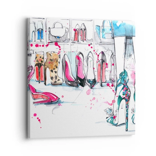 Bild auf Leinwand - Leinwandbild - Sesam, mach auf - 30x30 cm