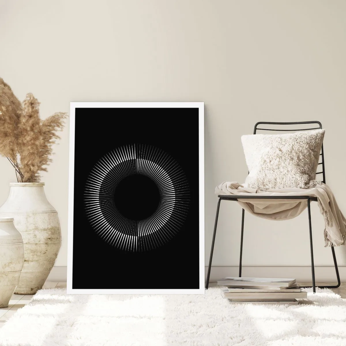 Poster - Schwarze Sonne - 40x50 cm