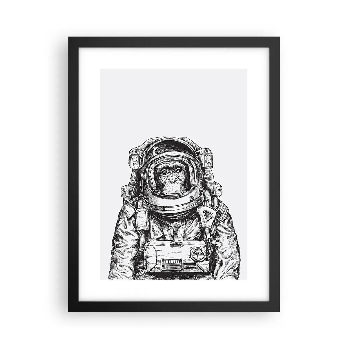 Poster in einem schwarzem Rahmen - Alternative Evolution - 30x40 cm