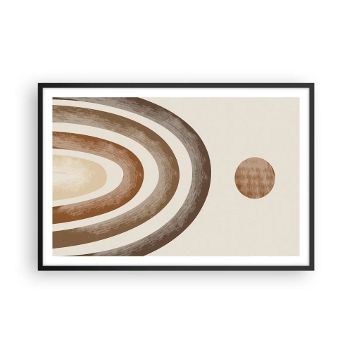 Poster in einem schwarzem Rahmen - In einer weit entfernten Galaxie - 91x61 cm