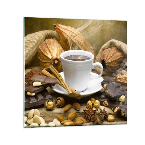 Glasbild - Bild auf glas - Für Nervenkitzel-Suchende - 50x50 cm