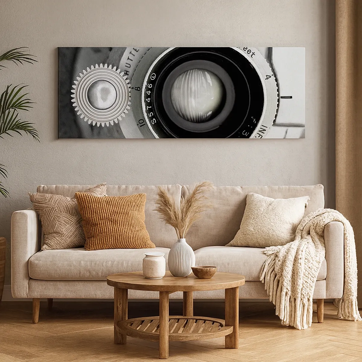 Bild auf Leinwand - Leinwandbild - Eine Story über Hollywood - 30x30 cm