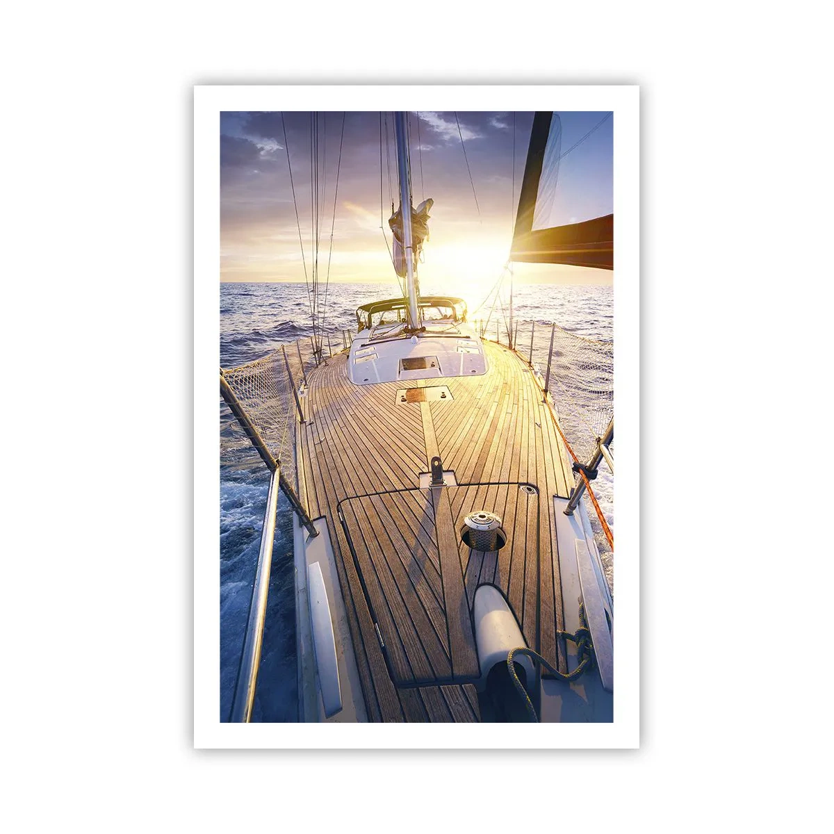 Poster - Laufen unter den Wellen - 61x91 cm
