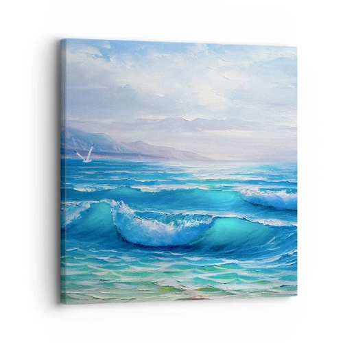 Bild auf Leinwand - Leinwandbild - Es bringt Erleichterung - 30x30 cm