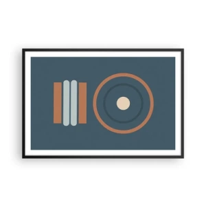 Poster in einem schwarzem Rahmen - Das Wesen der Dinge - 91x61 cm