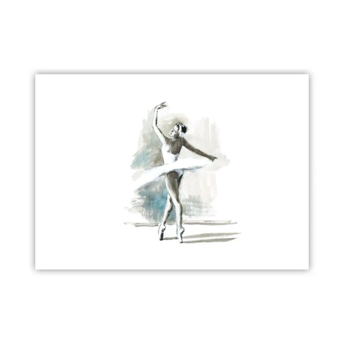 Poster - In einen Schwan verzaubert - 70x50 cm