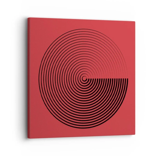 Bild auf Leinwand - Leinwandbild - Kreisbewegung - 30x30 cm