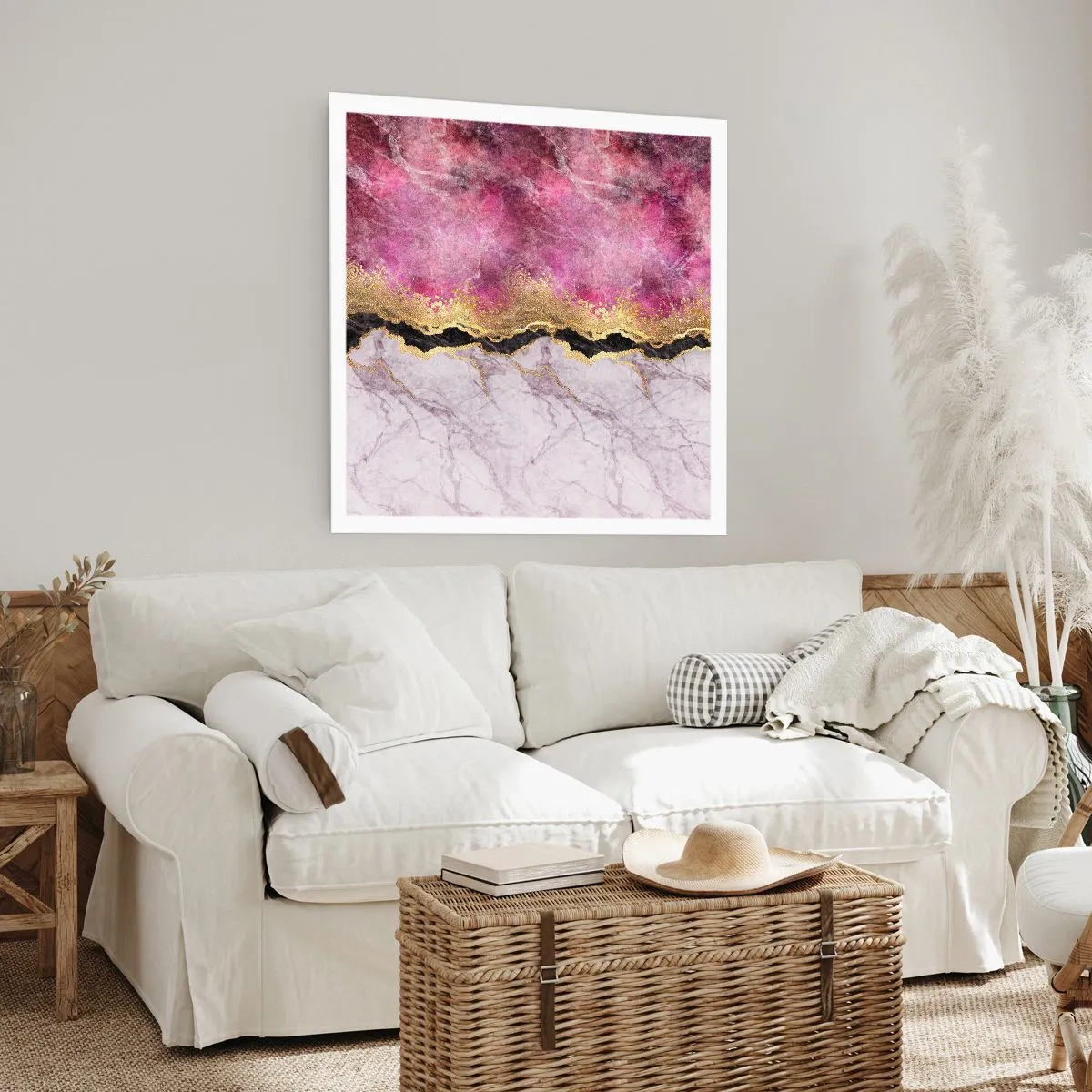 Poster - An der Grenze - 50x50 cm
