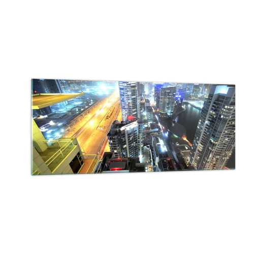 Glasbild - Bild auf glas - Ein Wunder in der Wüste - 100x40 cm