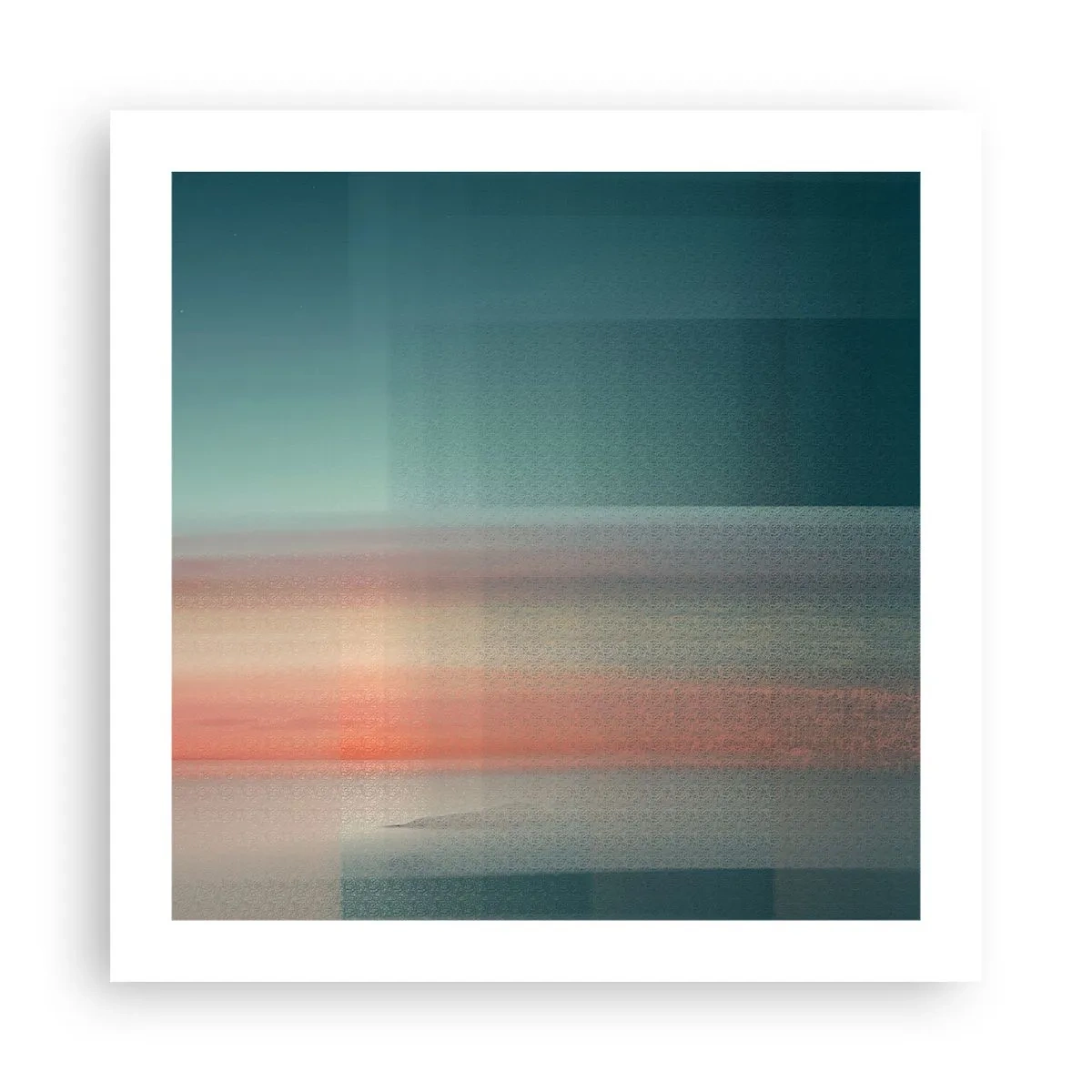 Poster - Abstraktion: Lichtwellen - 50x50 cm