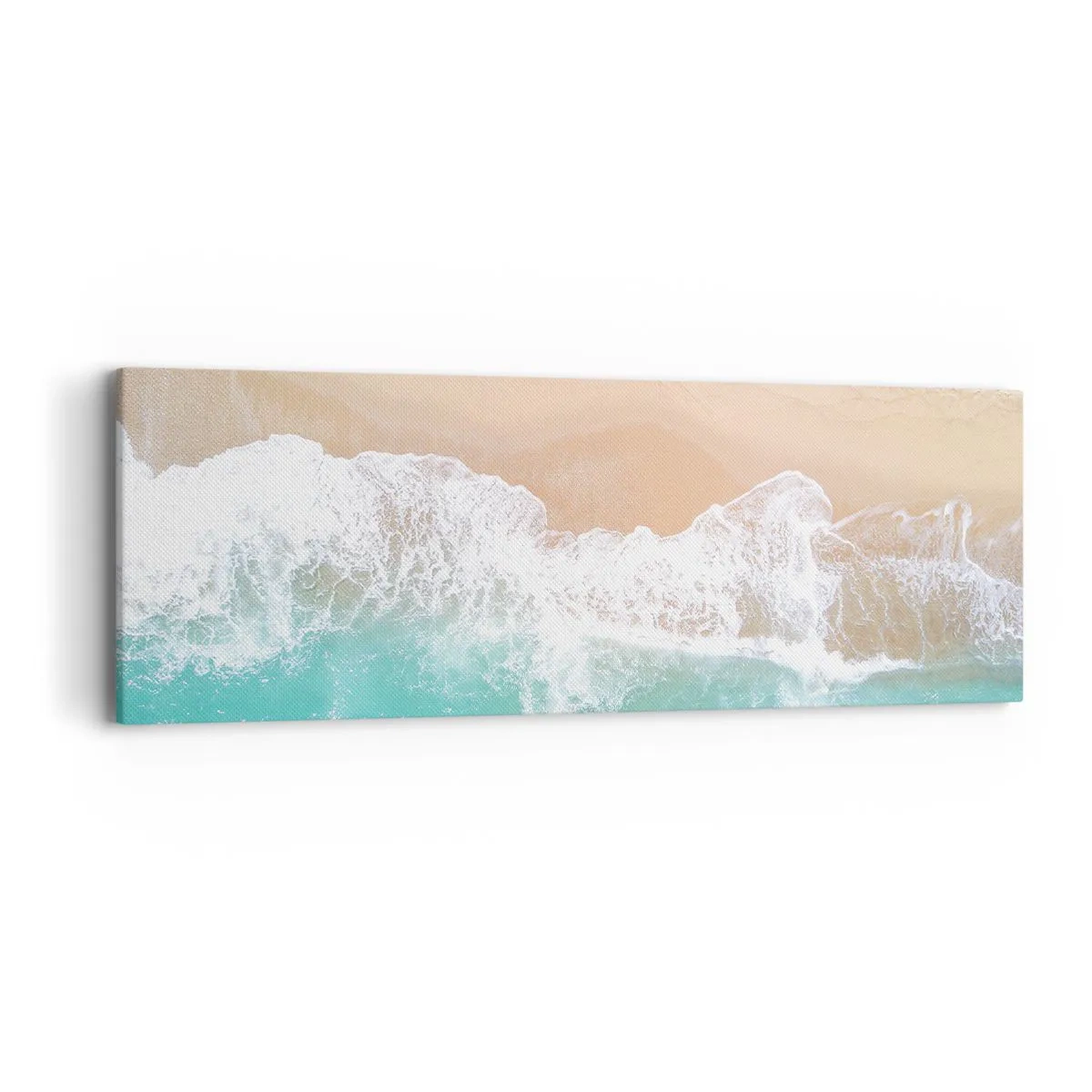 Bild auf Leinwand - Leinwandbild - Eine streichelnde Berührung - 90x30 cm