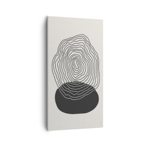 Bild auf Leinwand - Leinwandbild - Dauer und Schwingung - 55x100 cm