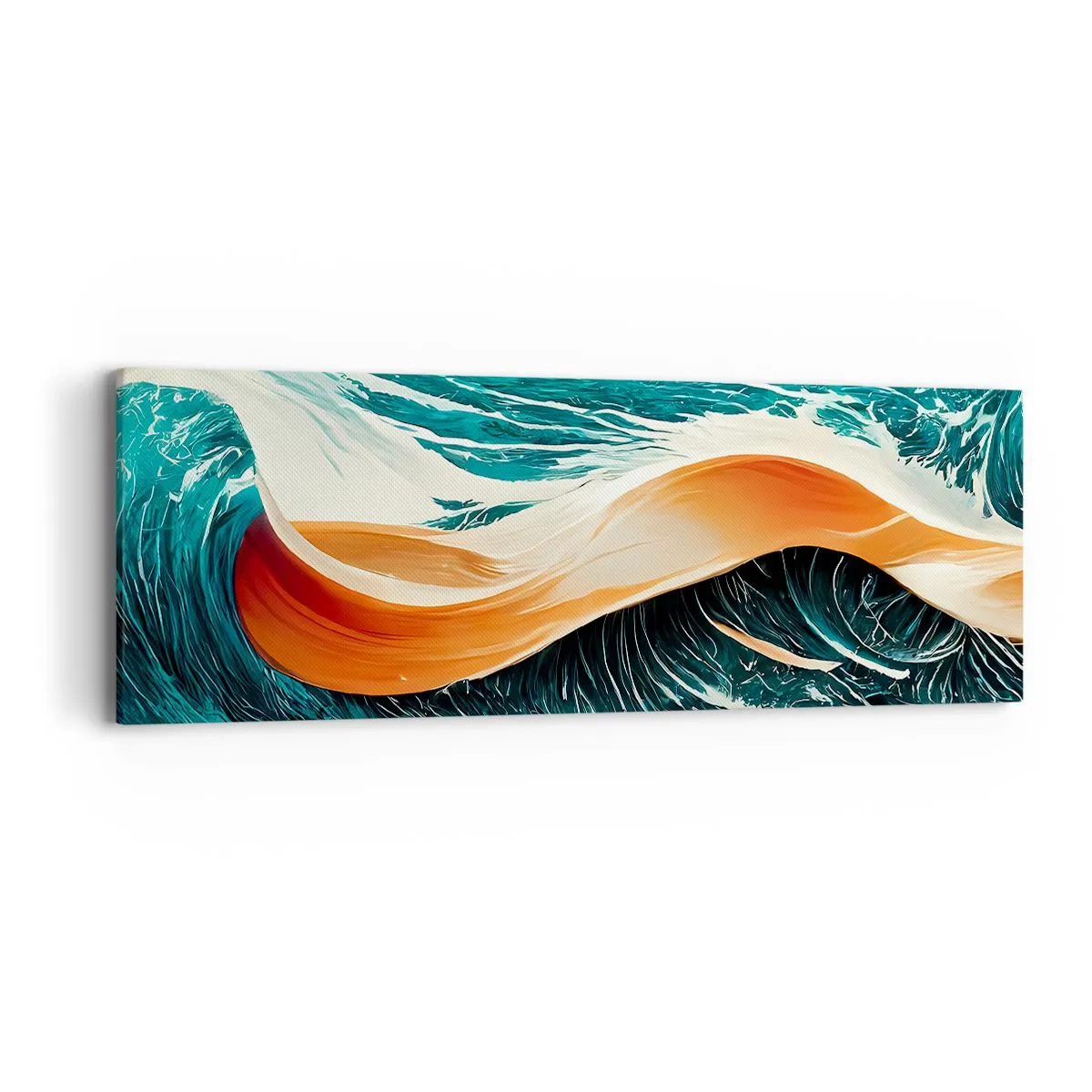 Bild auf Leinwand - Leinwandbild - Traum eines Surfers - 90x30 cm