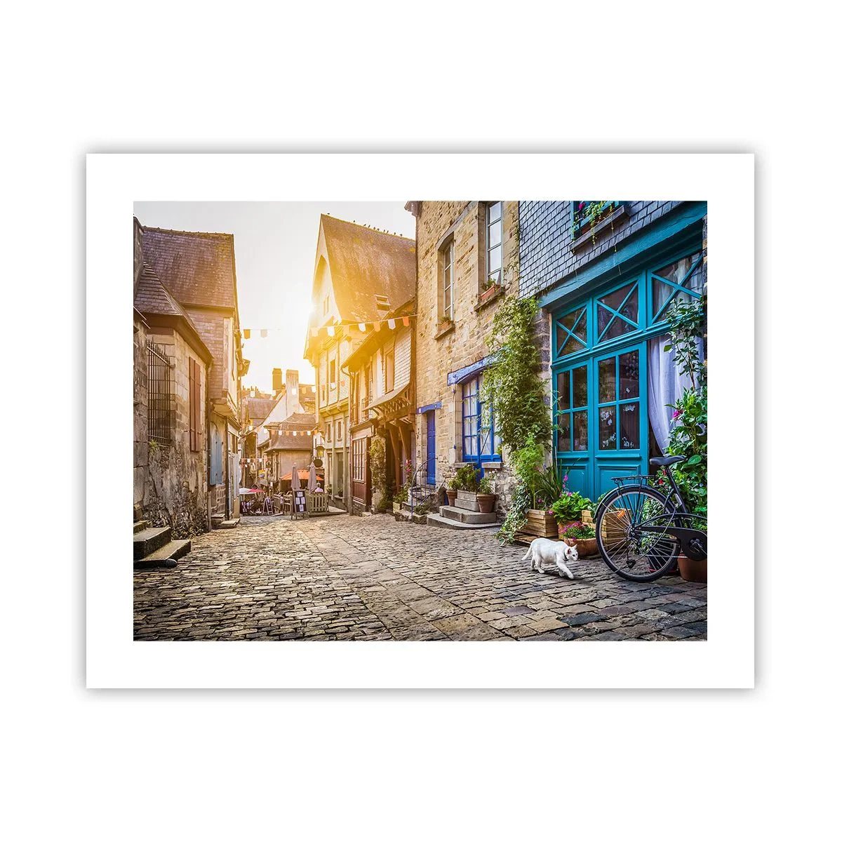 Poster - Der weiße Geist der Stadt - 50x40 cm