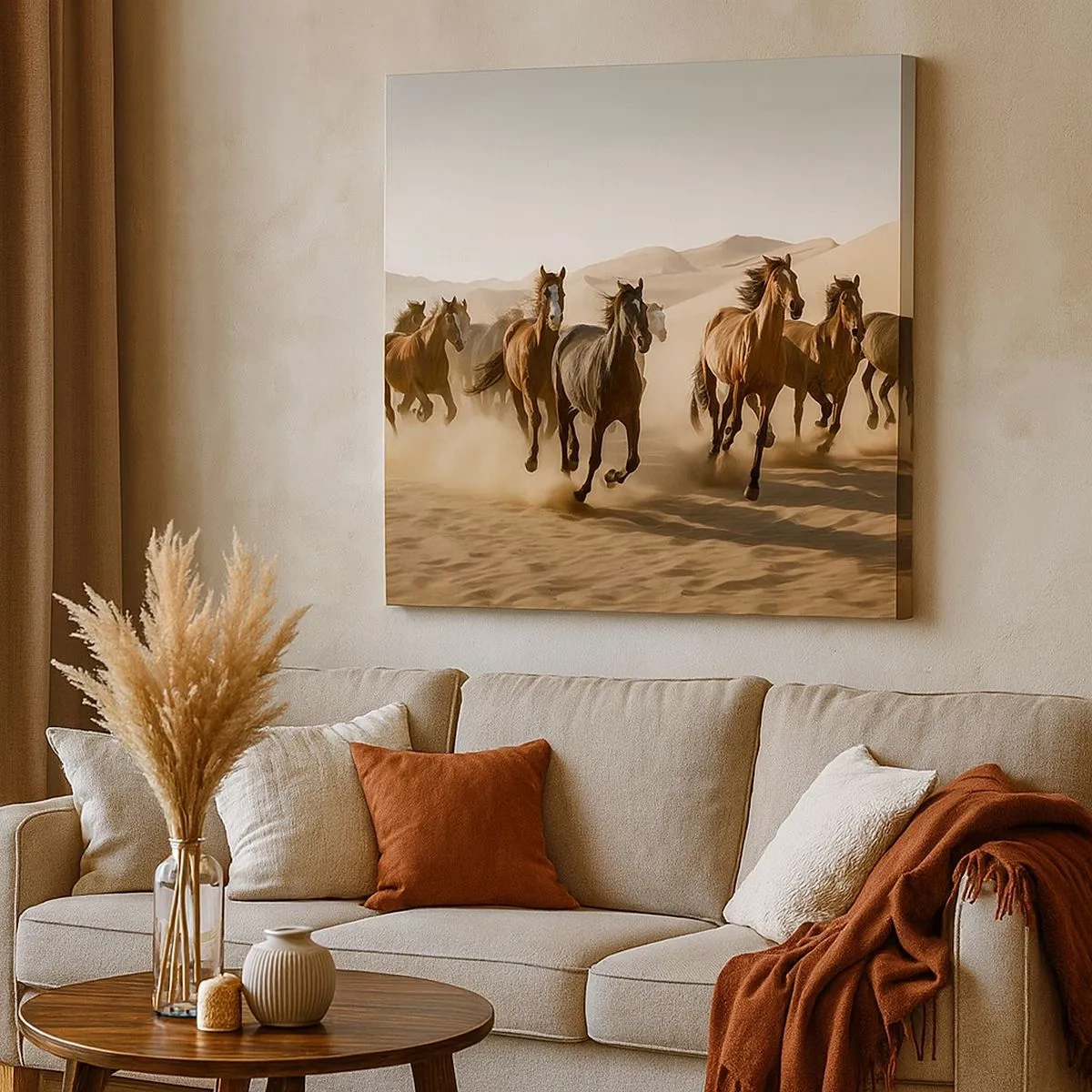 Bild auf Leinwand - Leinwandbild - Frei wie der Wind - 30x30 cm