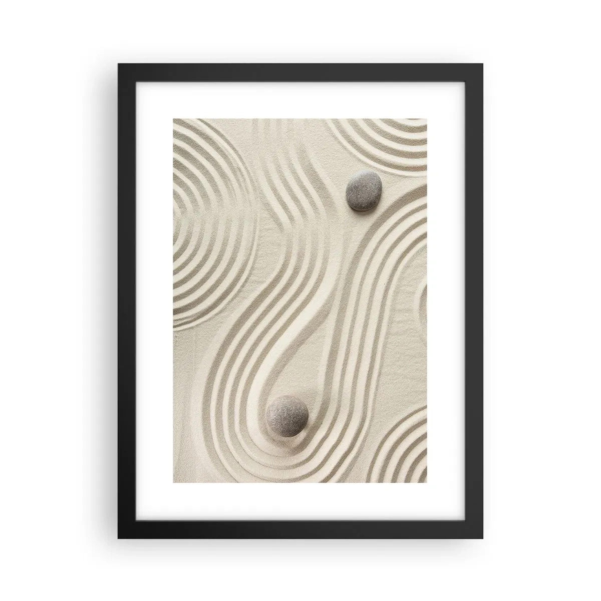 Poster in einem schwarzem Rahmen - Ein Hauch von Wärme - 30x40 cm