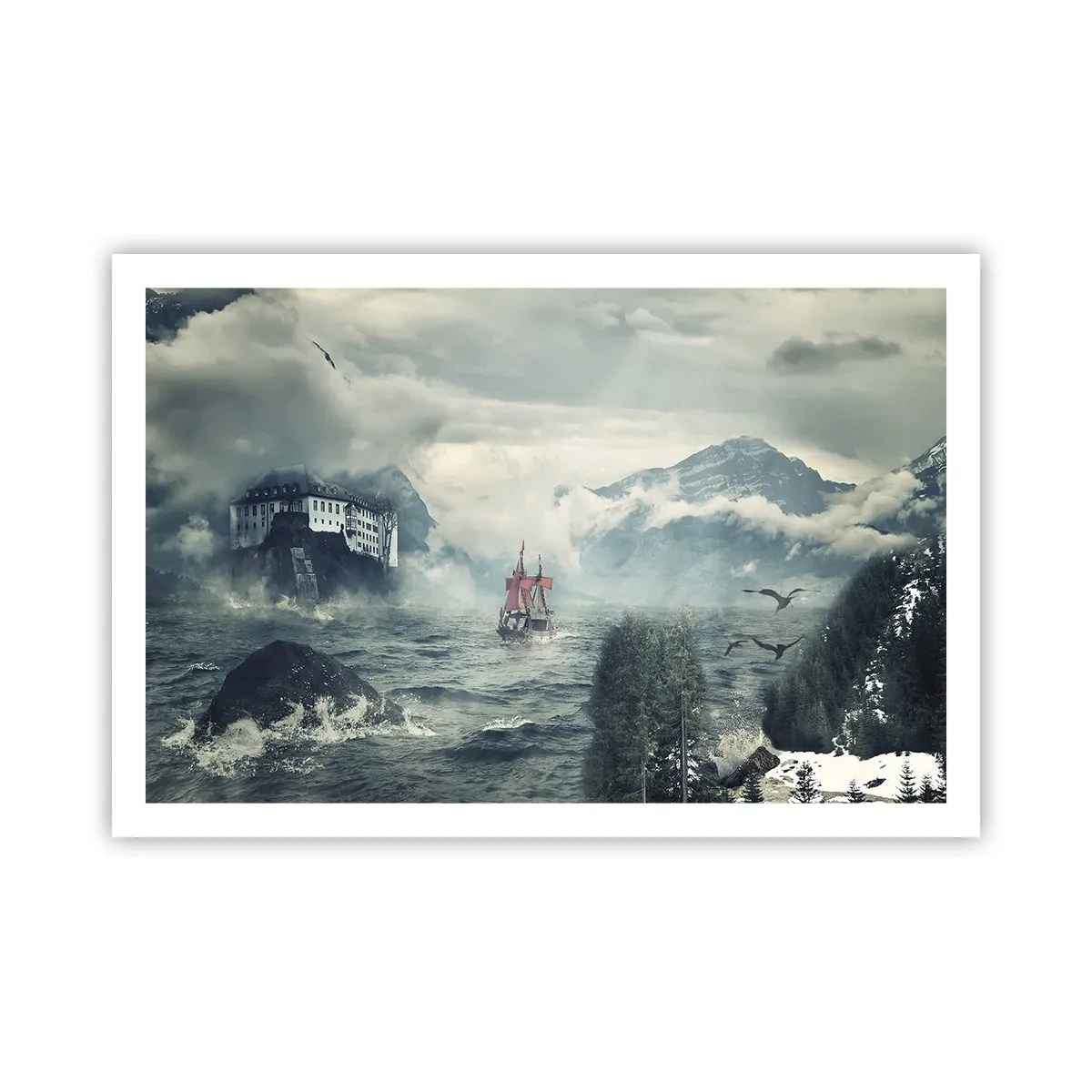 Poster - In magischen Gewässern - 91x61 cm