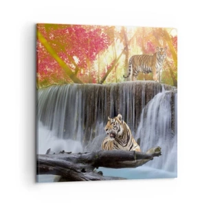 Bild auf Leinwand - Leinwandbild - Surreale Landschaft - 60x60 cm