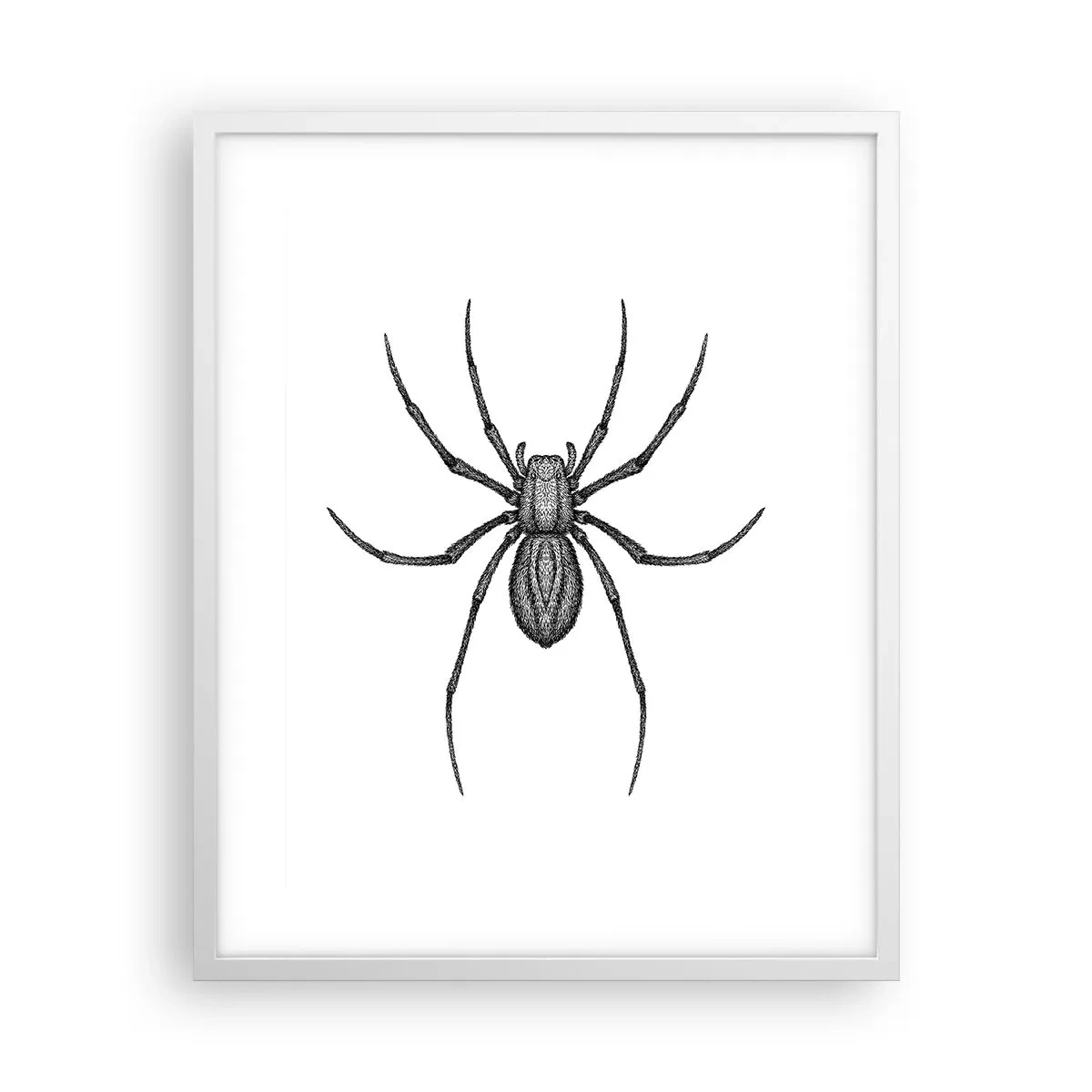 Poster in einem weißen Rahmen - Beunruhigende Präzision - 40x50 cm