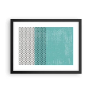 Poster in einem schwarzem Rahmen - Eine ausgewogene Komposition - 40x30 cm