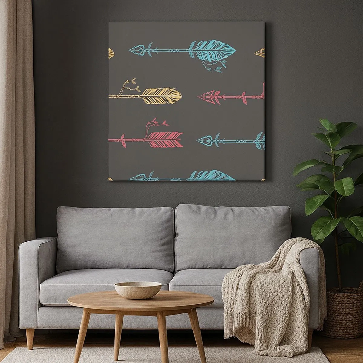 Bild auf Leinwand - Leinwandbild - In der Verordnung - 30x30 cm