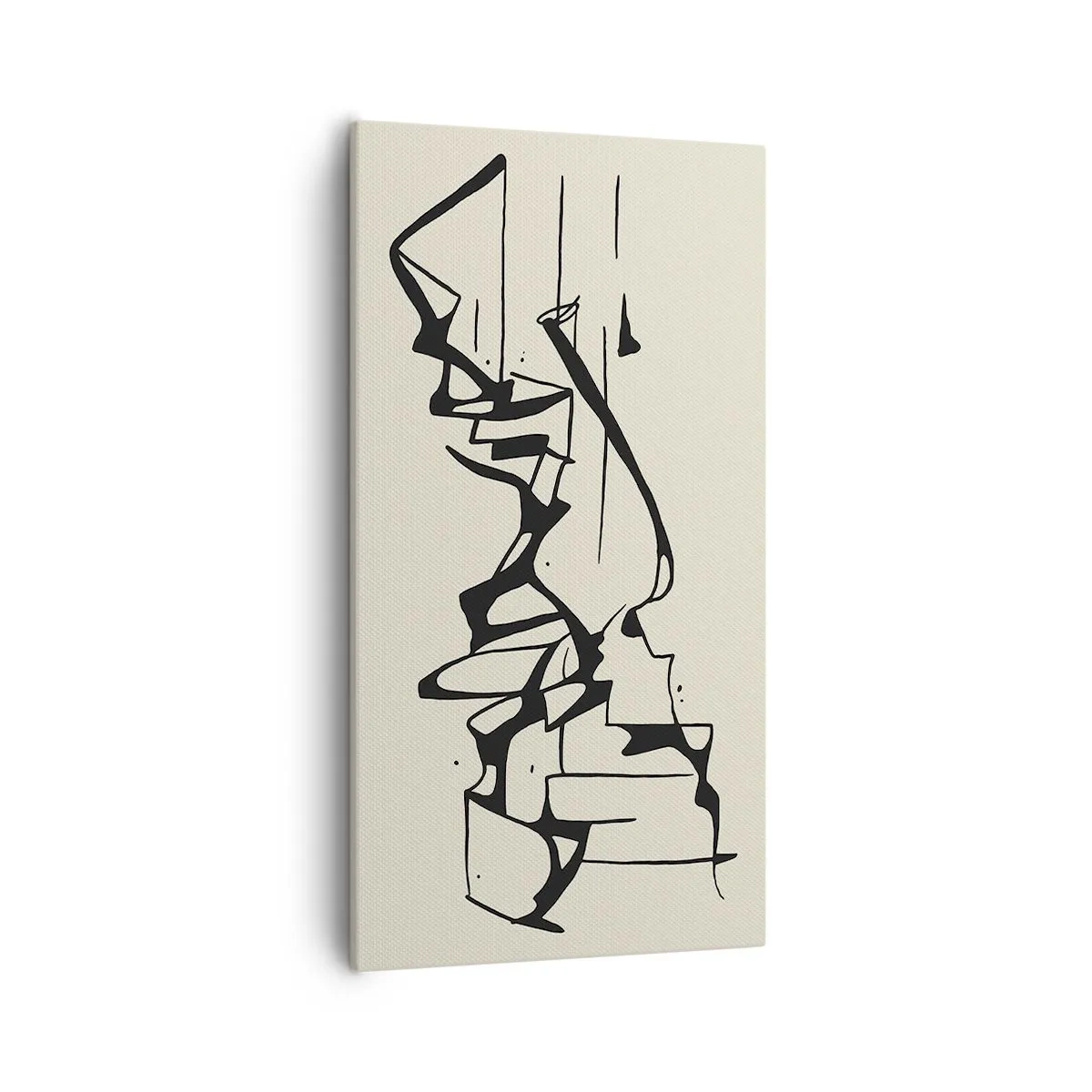 Bild auf Leinwand - Leinwandbild - Vielleicht eine Landschaft - 55x100 cm