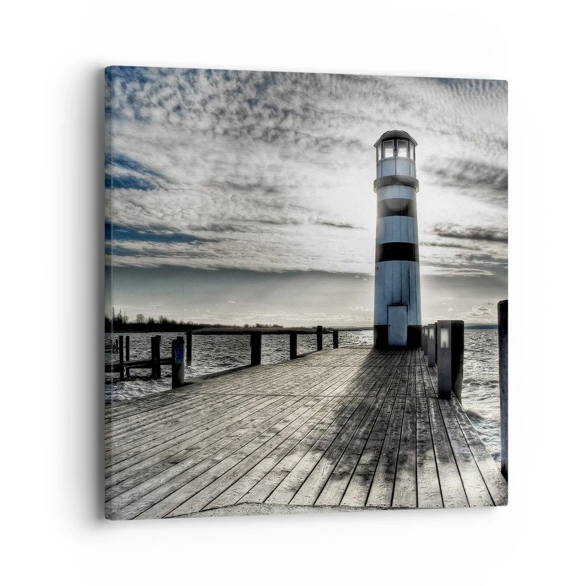 Bild auf Leinwand - Leinwandbild - Matrosen, ich warte auf euch - 40x40 cm