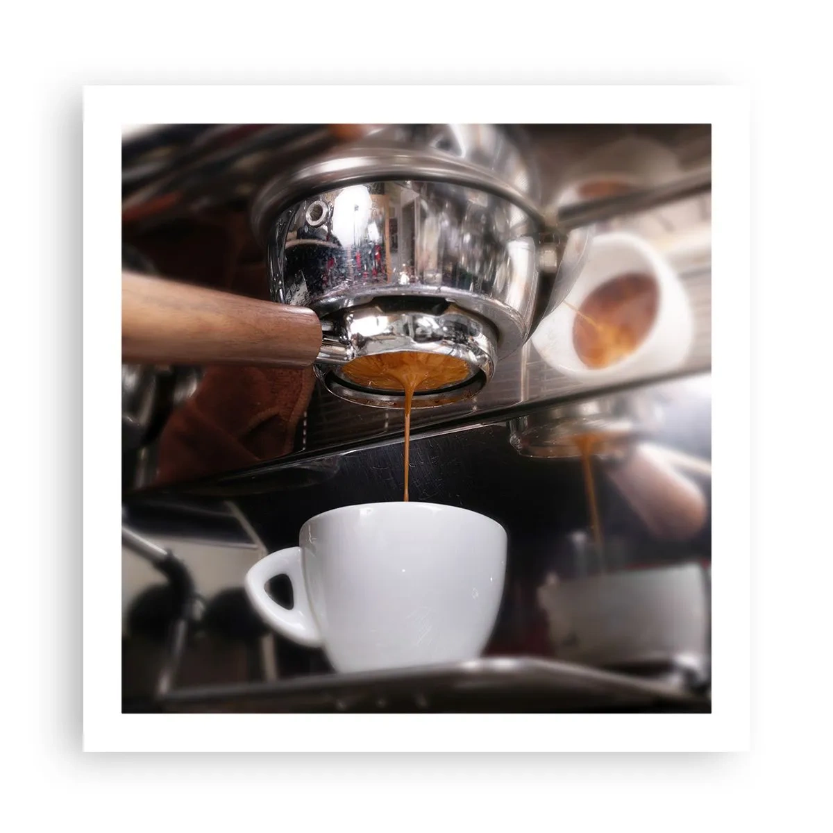 Poster - Gute Zeit des Tages - 60x60 cm