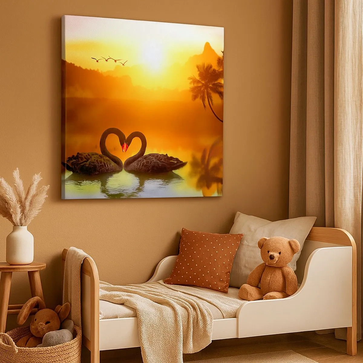 Bild auf Leinwand - Leinwandbild - Alles passt zusammen - 30x30 cm