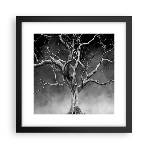 Poster in einem schwarzem Rahmen - Ursprünglich und heilig - 30x30 cm