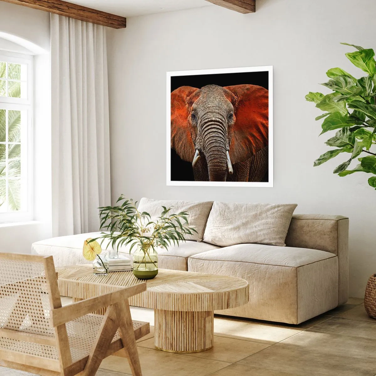 Poster - Ich bin wild und du? - 60x60 cm