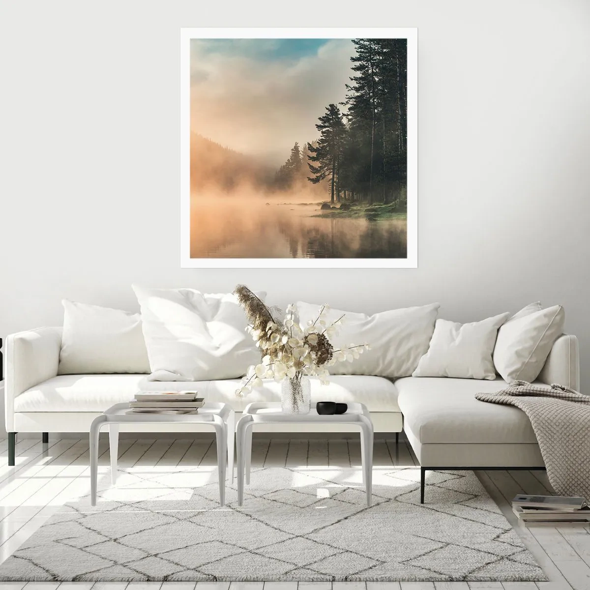 Poster - Die Geburt des Tages - 60x60 cm