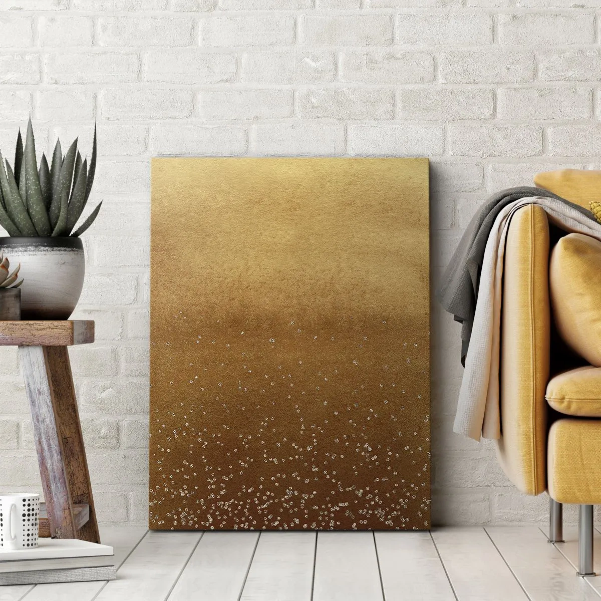 Bild auf Leinwand - Leinwandbild - Die Geburt des Lichts - 55x100 cm