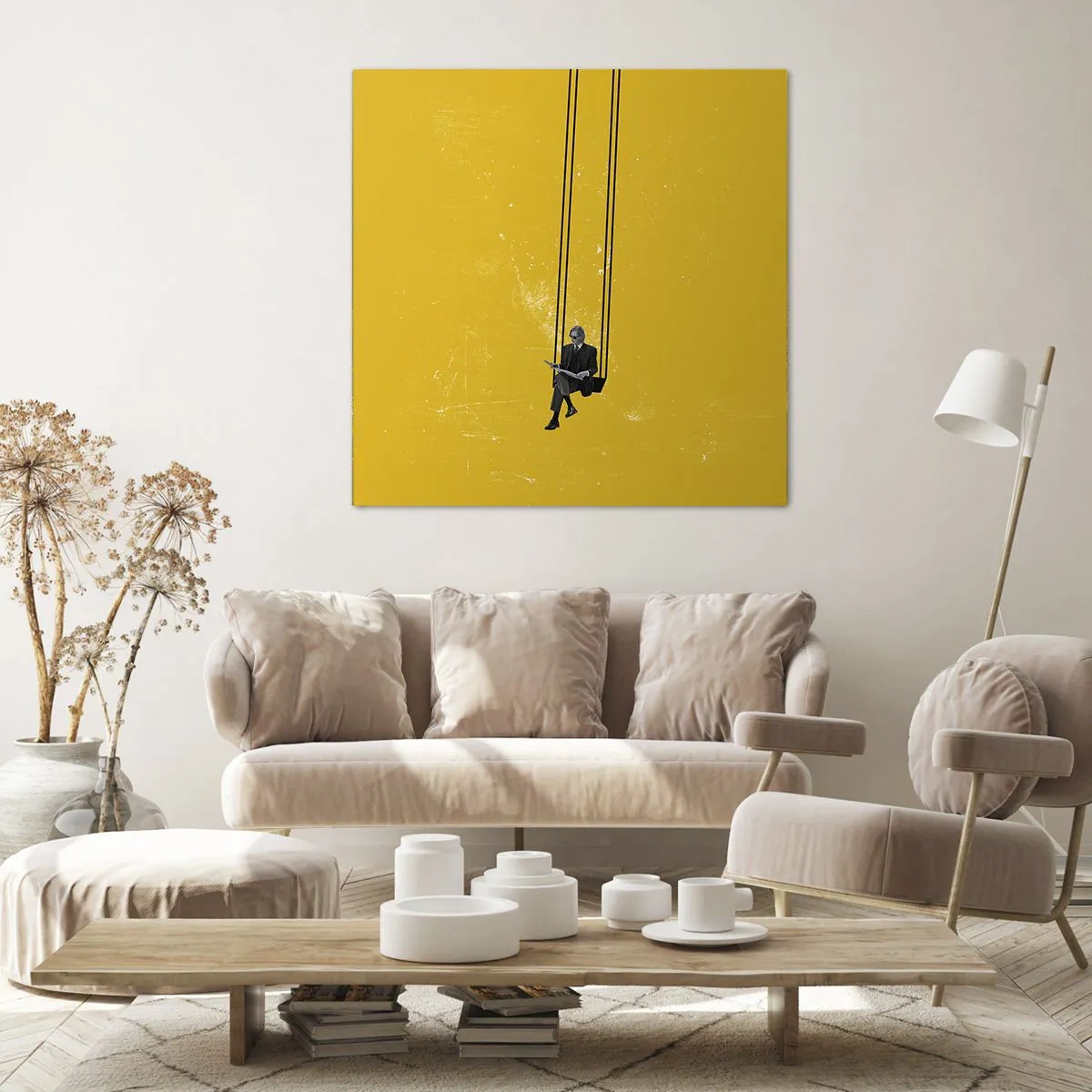 Bild auf Leinwand - Leinwandbild - Tag wie jeder andere - 60x60 cm