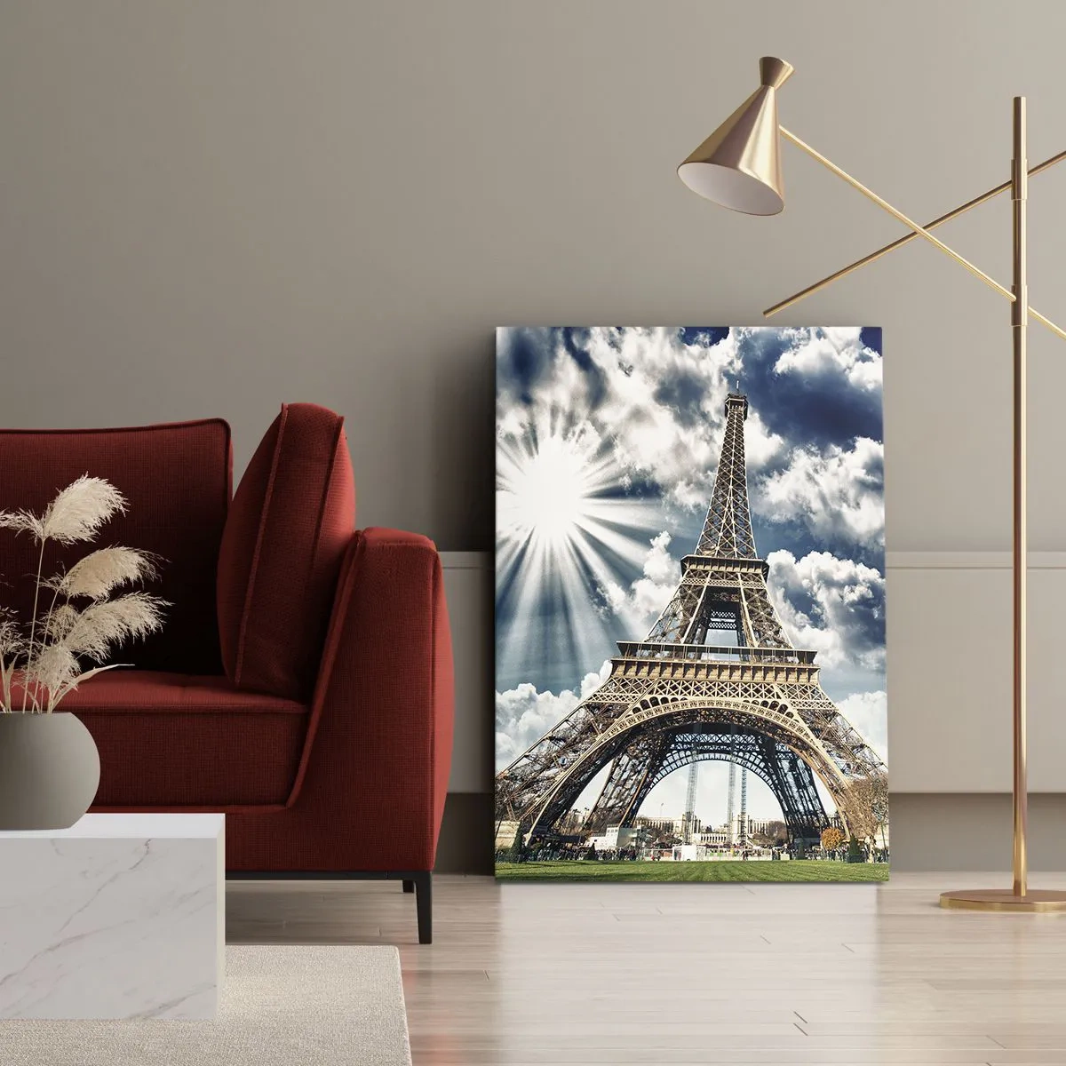 Bild auf Leinwand - Leinwandbild - Die Einzige unter der Sonne - 45x80 cm