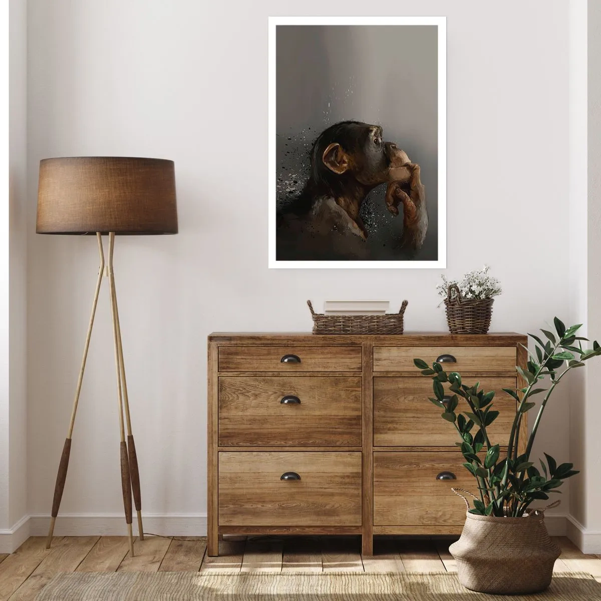 Poster - Sicherlich ein Denker - 70x100 cm