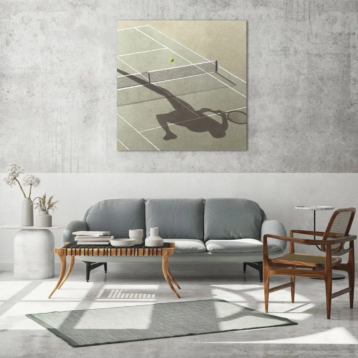 Glasbild - Bild auf glas - Überwinde dich selbst - 70x70 cm