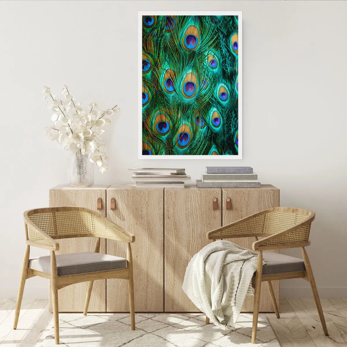 Poster - Ein Blick mit Pfauenaugen - 70x100 cm
