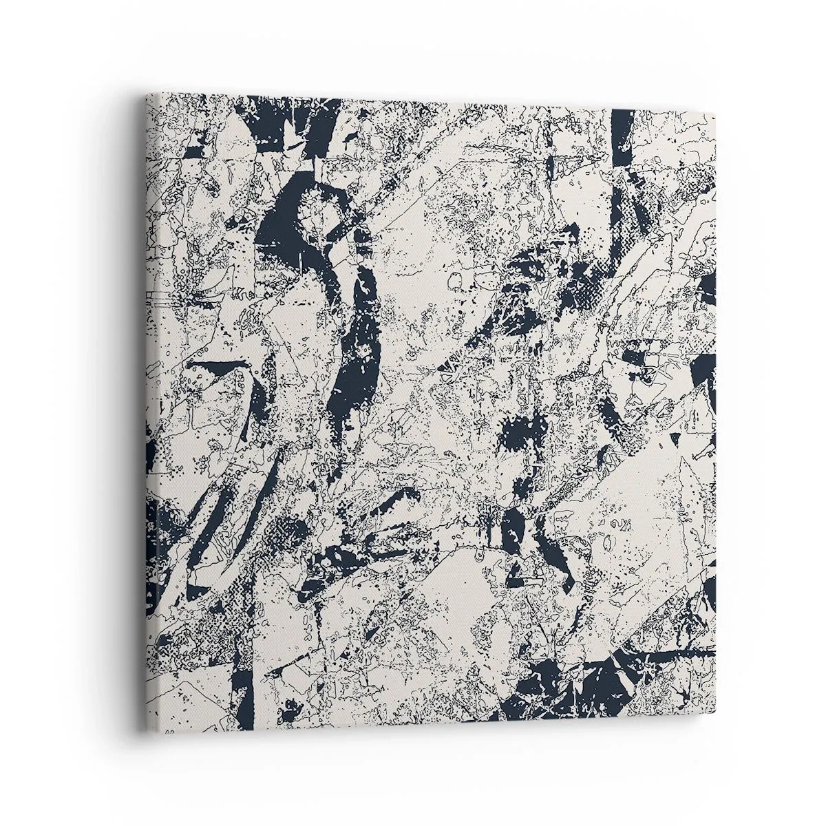 Bild auf Leinwand - Leinwandbild - Durchdringung der Gegensätze - 30x30 cm