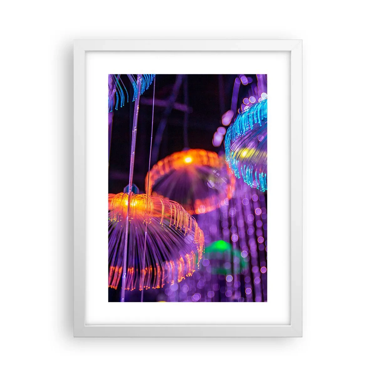 Poster in einem weißen Rahmen - Lichtbrunnen - 30x40 cm