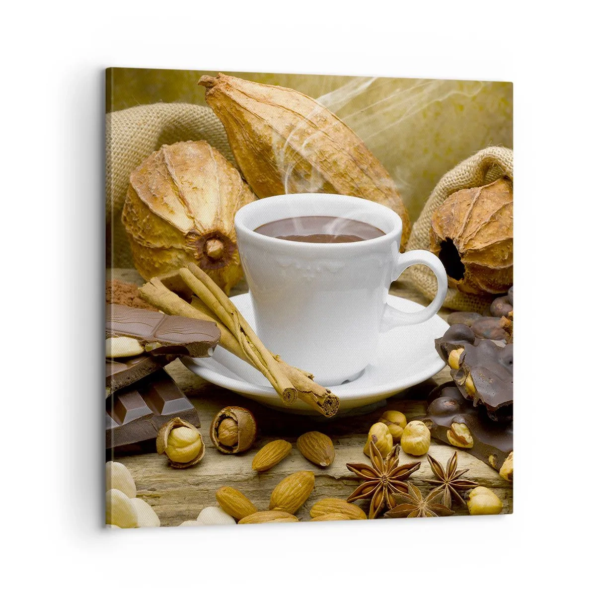 Bild auf Leinwand - Leinwandbild - Für Nervenkitzel-Suchende - 60x60 cm