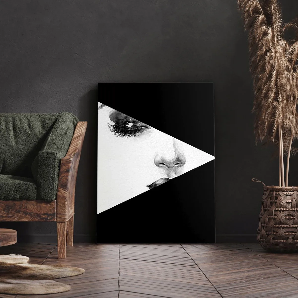 Bild auf Leinwand - Leinwandbild - Immer unentdeckt - 70x100 cm