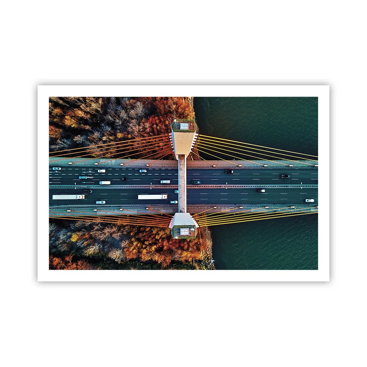 Poster - Jenseits der Gewässer, jenseits der Wälder - 91x61 cm