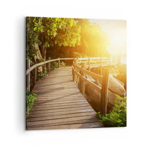 Bild auf Leinwand - Leinwandbild - Noch eine Wendung, ein weiteres Wunder - 50x50 cm